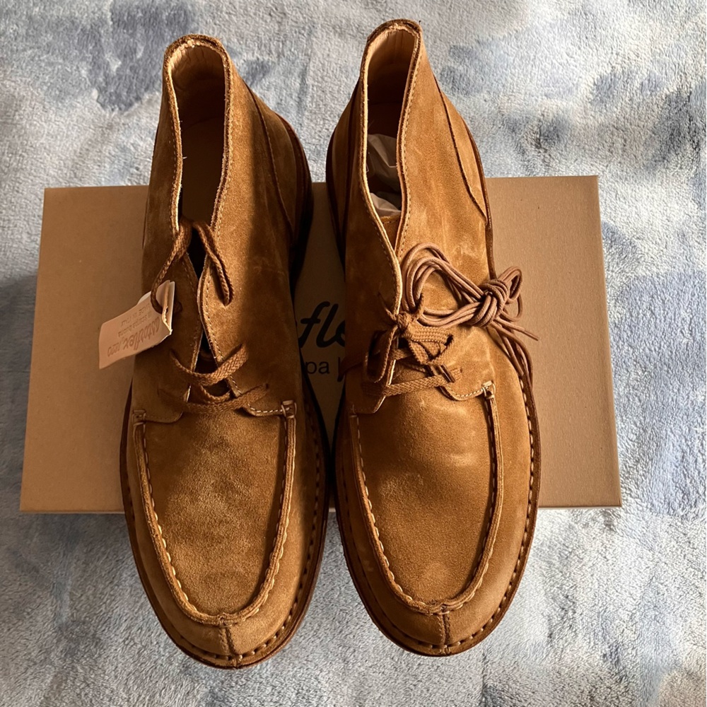 Astorflex Deukeflex Mocassino Suede Chukka Boot in Whisky Size UK10 EU44 - Picture 10 of 16
